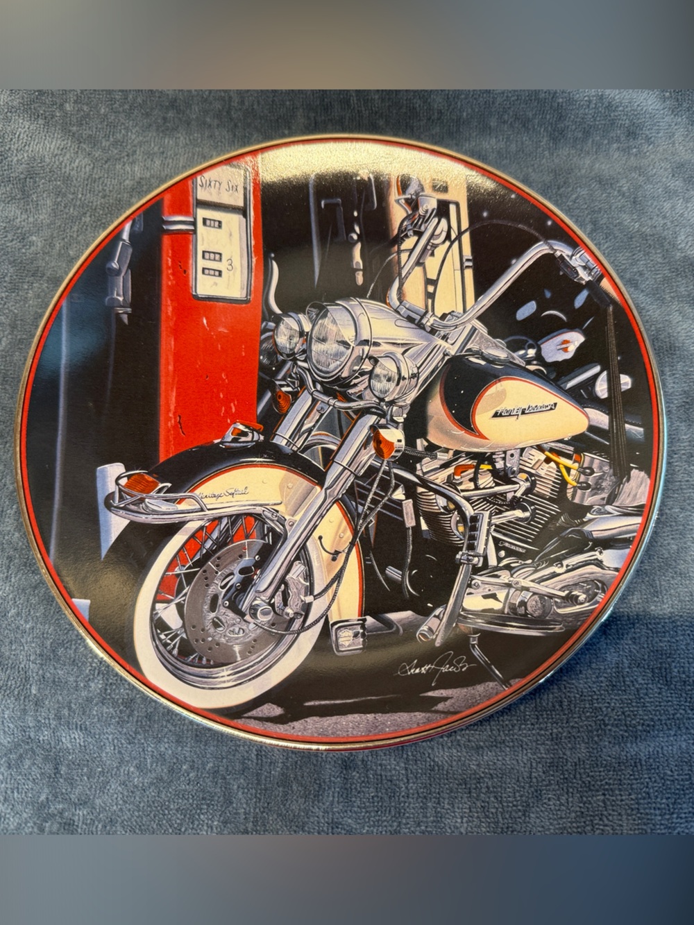 Harley Davidson Franklin Mint Plate